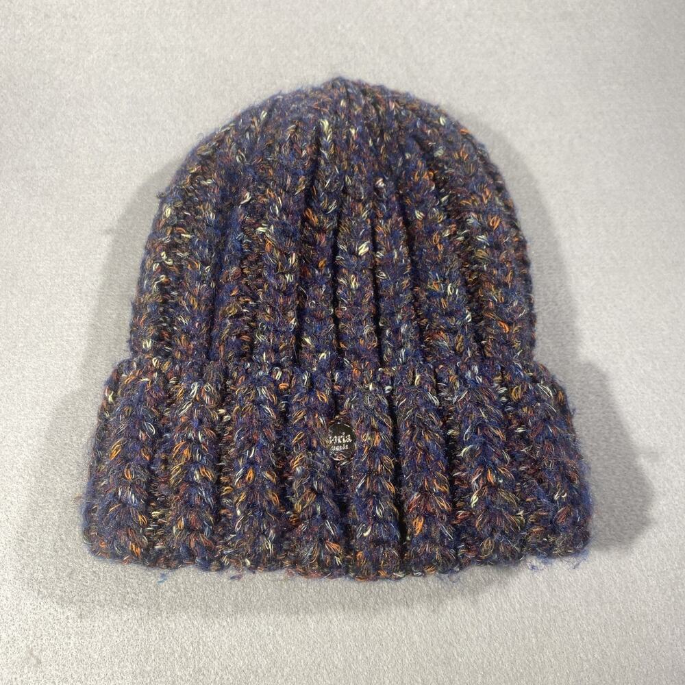 Norla Canada Womens Wool Beanie Blue/Multicolor